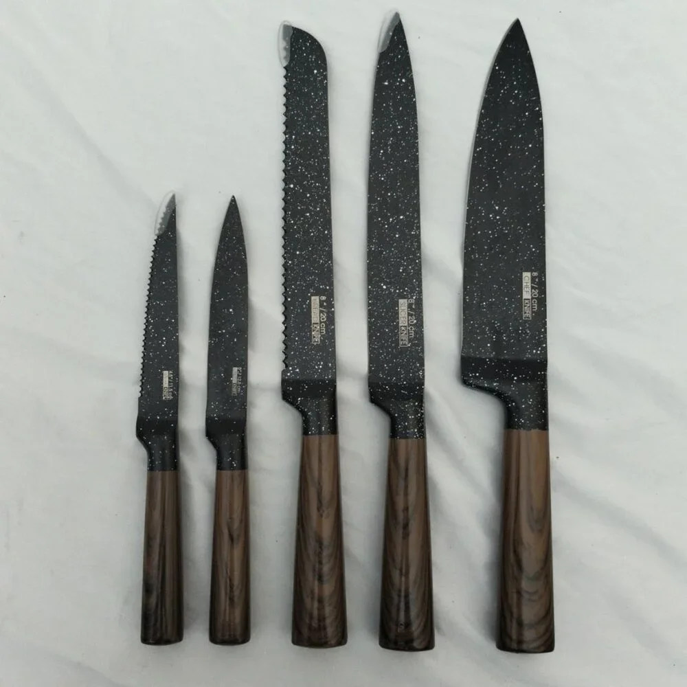 5-Piece Professional Kitchen Chef Knife Set High Carbon German Stainless Steel